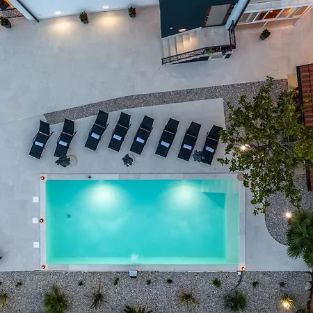 Villa Adriatic, Apartment Rebecca With Heated Swimming Pool, Sew View, Childrens Playground Icici Exterior photo
